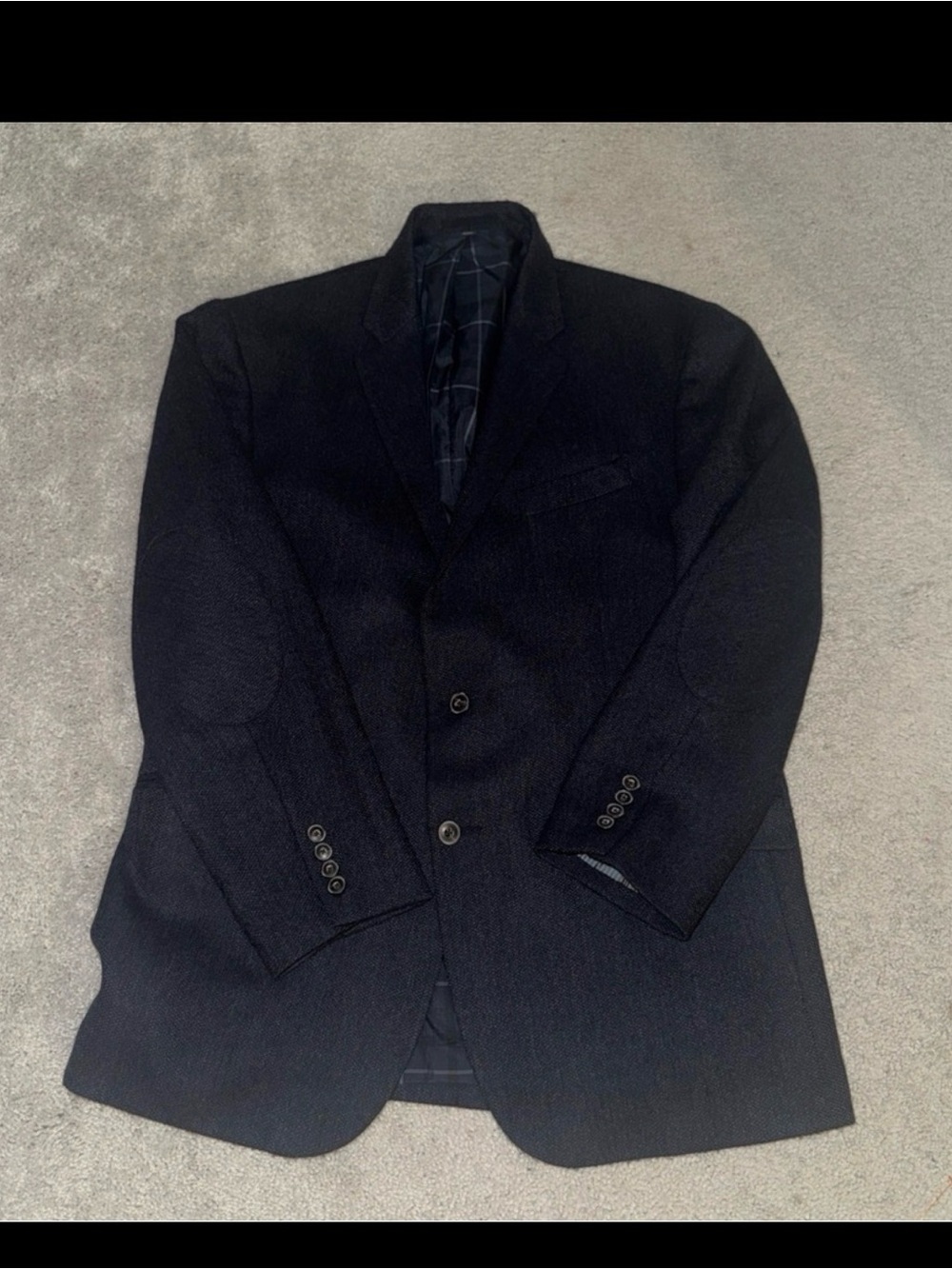 Jos A Banks Blue Wool Blazer 42 Regular Suit Jacket